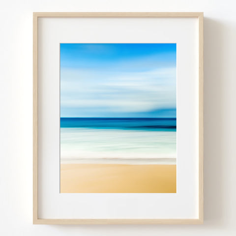 Coastline Abstract Print - Modern15