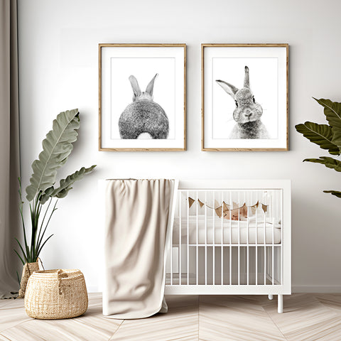 Bunny Nursery Print Set - NASet01