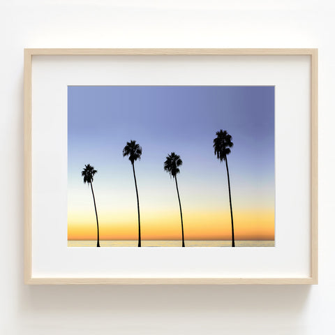 Sunset on the Beach Coastal Print - WCoast20