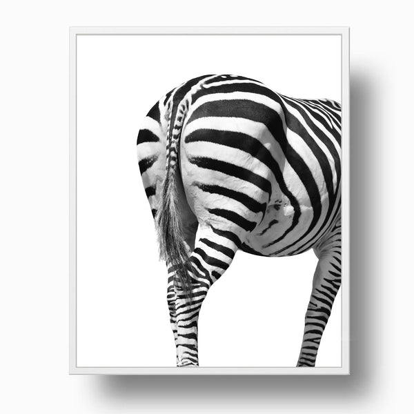 Funny Zebra Butt, Nursery Print - Safari Animal, NA15