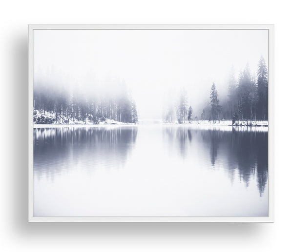Misty Lake - Landscape Wall Art, LS04