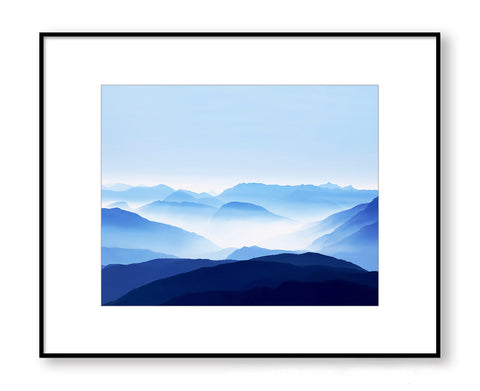 Mystic Mountains - Fine Art Countryside Print, FCS08
