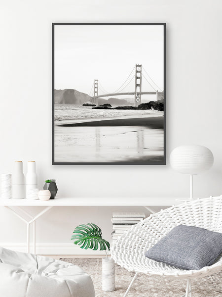 San Francisco Bay Golden Gate Bridge - Urban Travel Wall Art, UT07