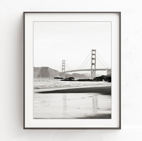 San Francisco Bay Golden Gate Bridge - Urban Travel Wall Art, UT07