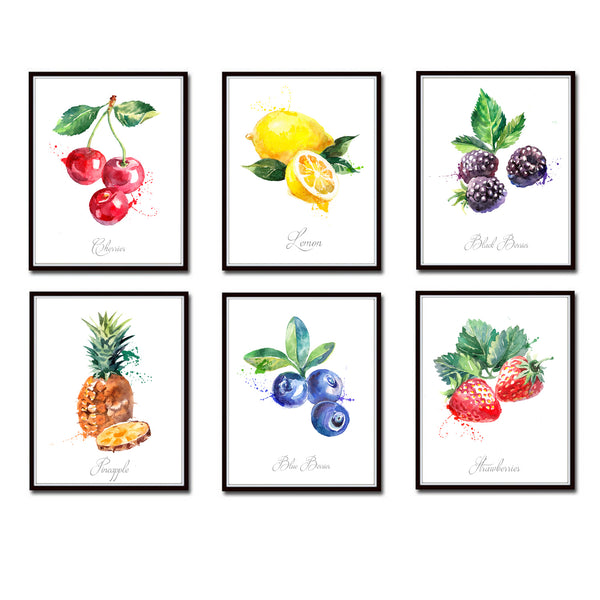 Summer Fruit Watercolor Art Set - DA02