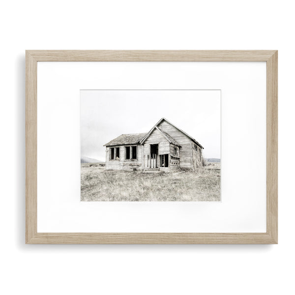 Old Rustic Farmhouse Textured Print - Land11