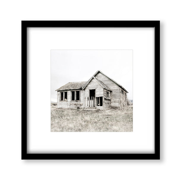 Old Rustic Farmhouse Textured Print - Land11