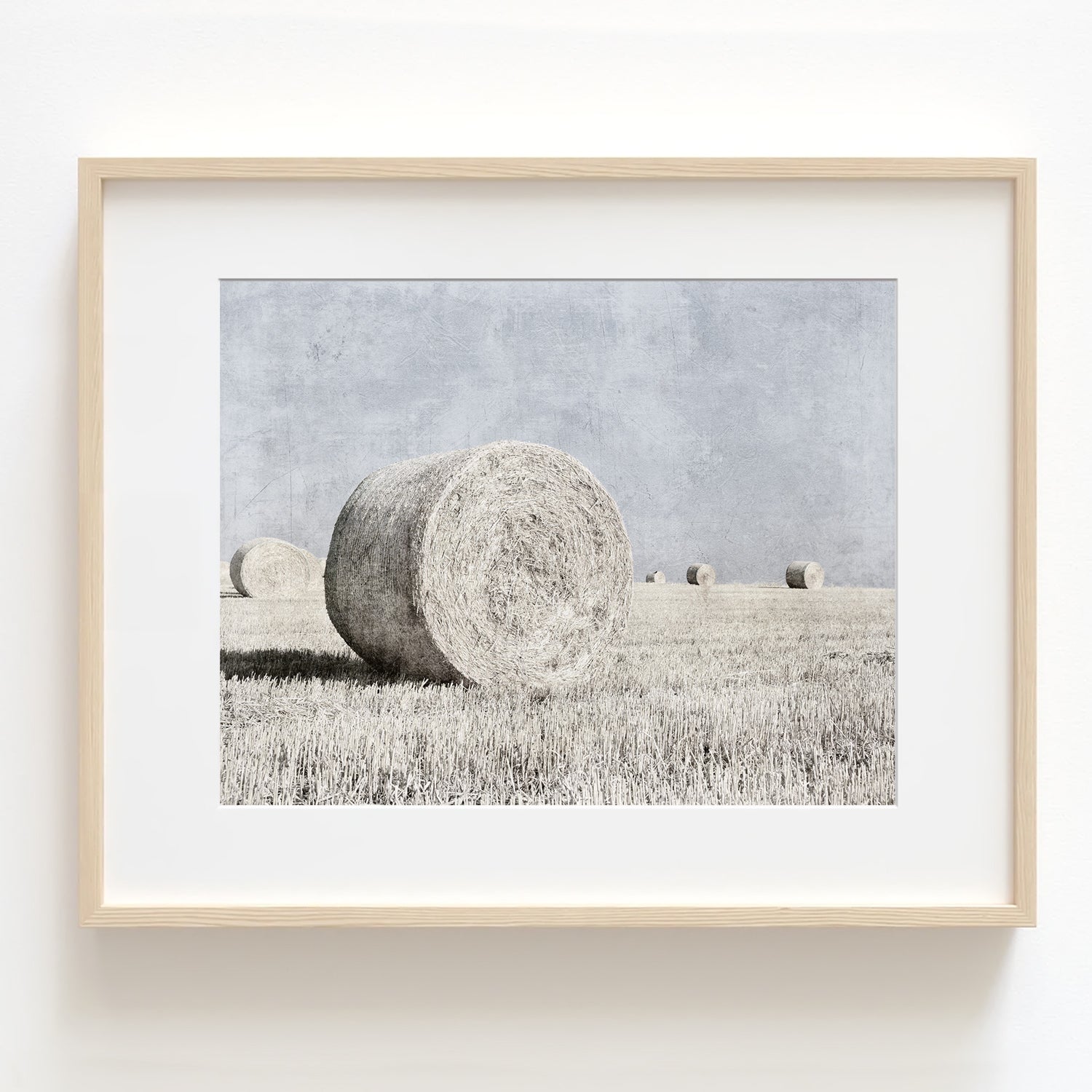 Farmhouse Rustic Textured Wall Print - Land12