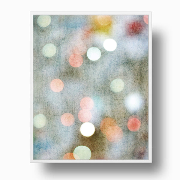 Rainy Night Reflection Textured Print - MOD01