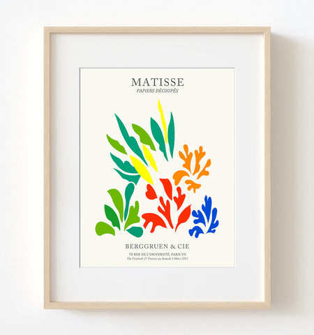 Matisse Acanthes, Papiers Decoupes, Print - M01