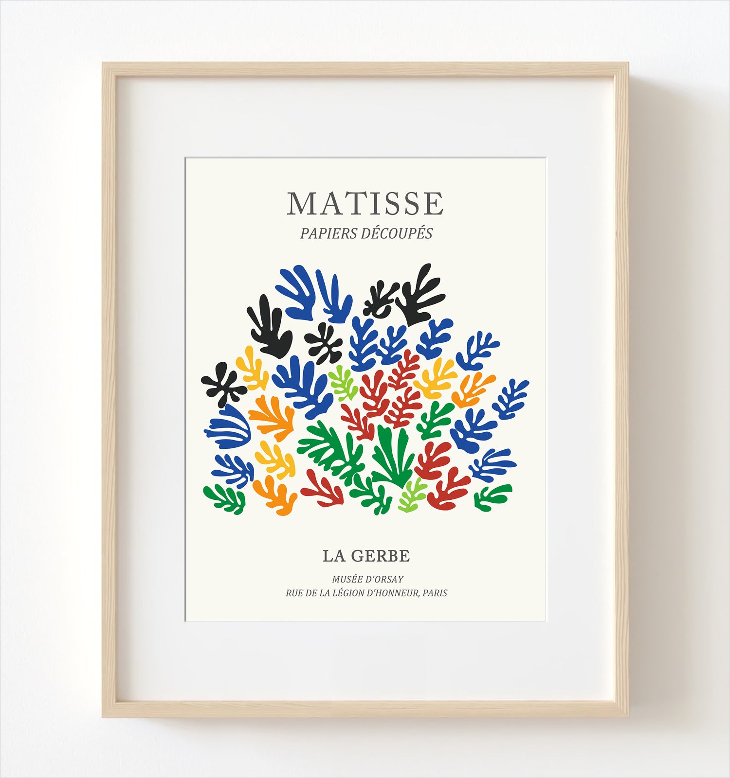 Matisse La Gerbe – Papiers Abstract Botanical Printable Digital Art in
