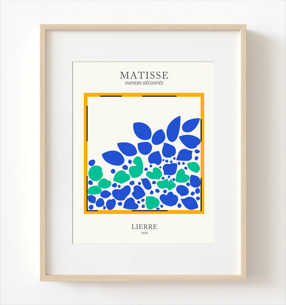 Matisse Lierre Papiers Decoupes Print - M10