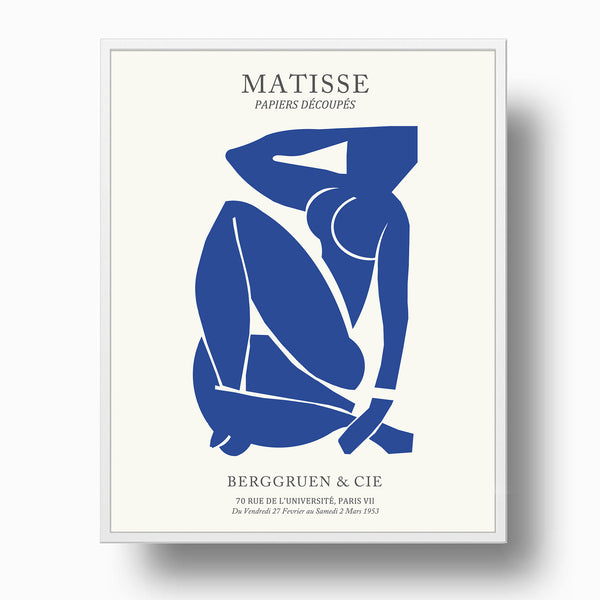 Matisse Blue Nude / Nu Bleu 3 Print - M13