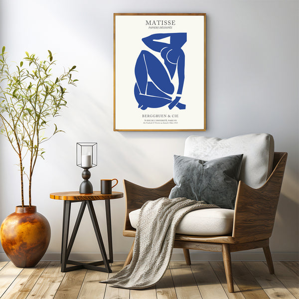 Matisse Blue Nude / Nu Bleu 3 Print - M13