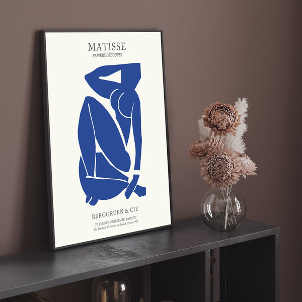 Matisse Blue Nude / Nu Bleu 3 Print - M13