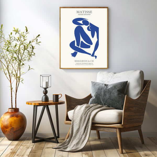 Matisse Blue Nude / Nu Bleu 4 Print - M14