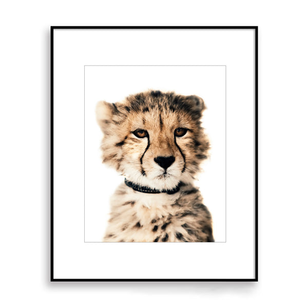 Cute Leopard Cub Nursery Digital Printable Art in Multiple Sizes - NA1006