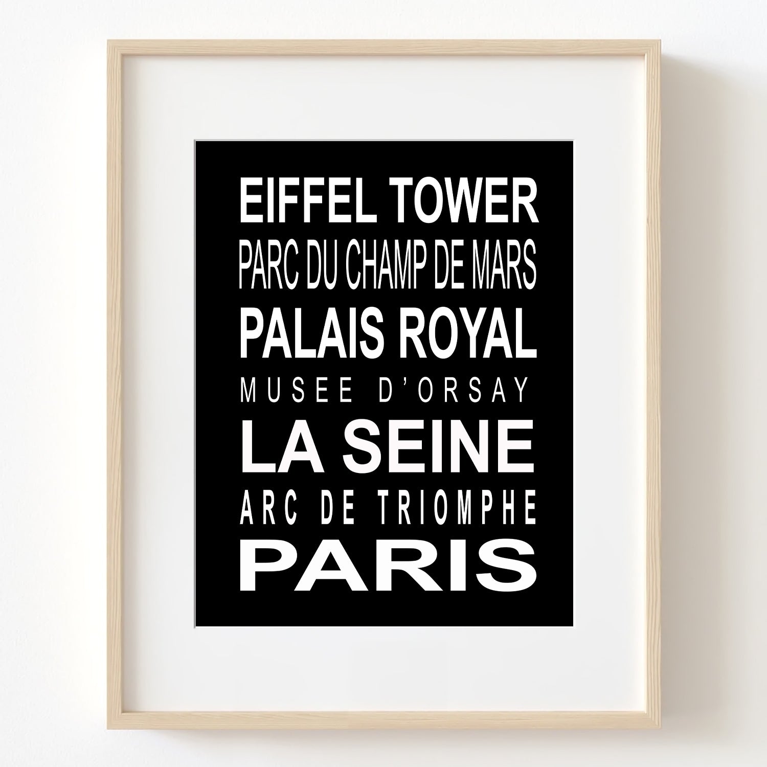 Famous Landmarks Around Paris Poster I - UBT16