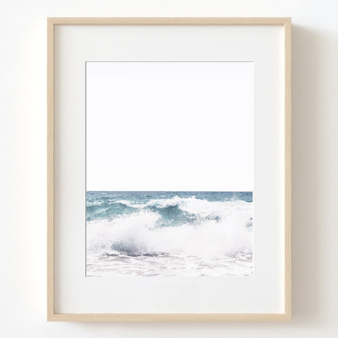 Ocean Waves - Coastal Wall Art Print - WCoast01