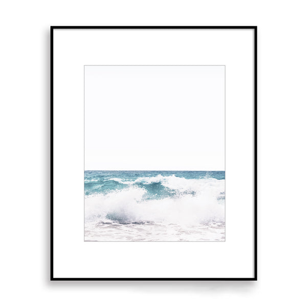 Ocean Waves - Coastal Wall Art Print - WCoast01