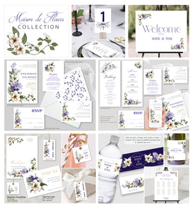 Wedding Collection 47 Templates, Maison de Fleur Design - WED17
