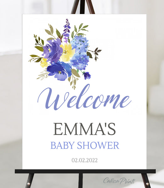 Baby Shower Party - 30 Editable Template Bundle - Blue Meadow Design, BABY10 - CalissaPrints