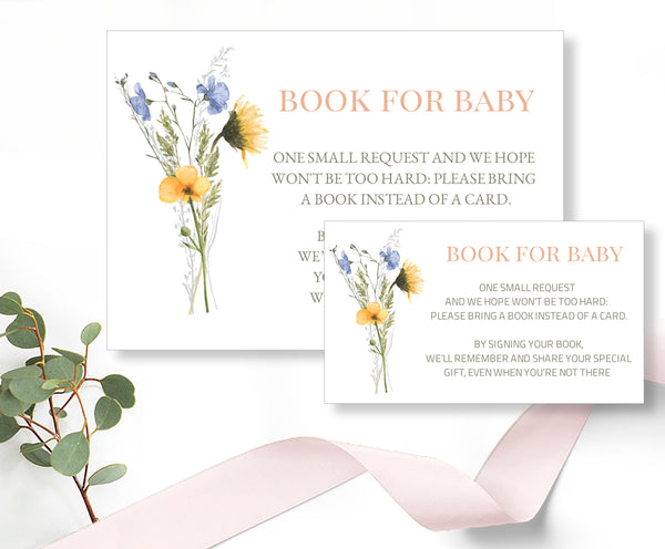 Baby Shower Party Collection Bundle 30 Templates, Herbarium Design - BABY14