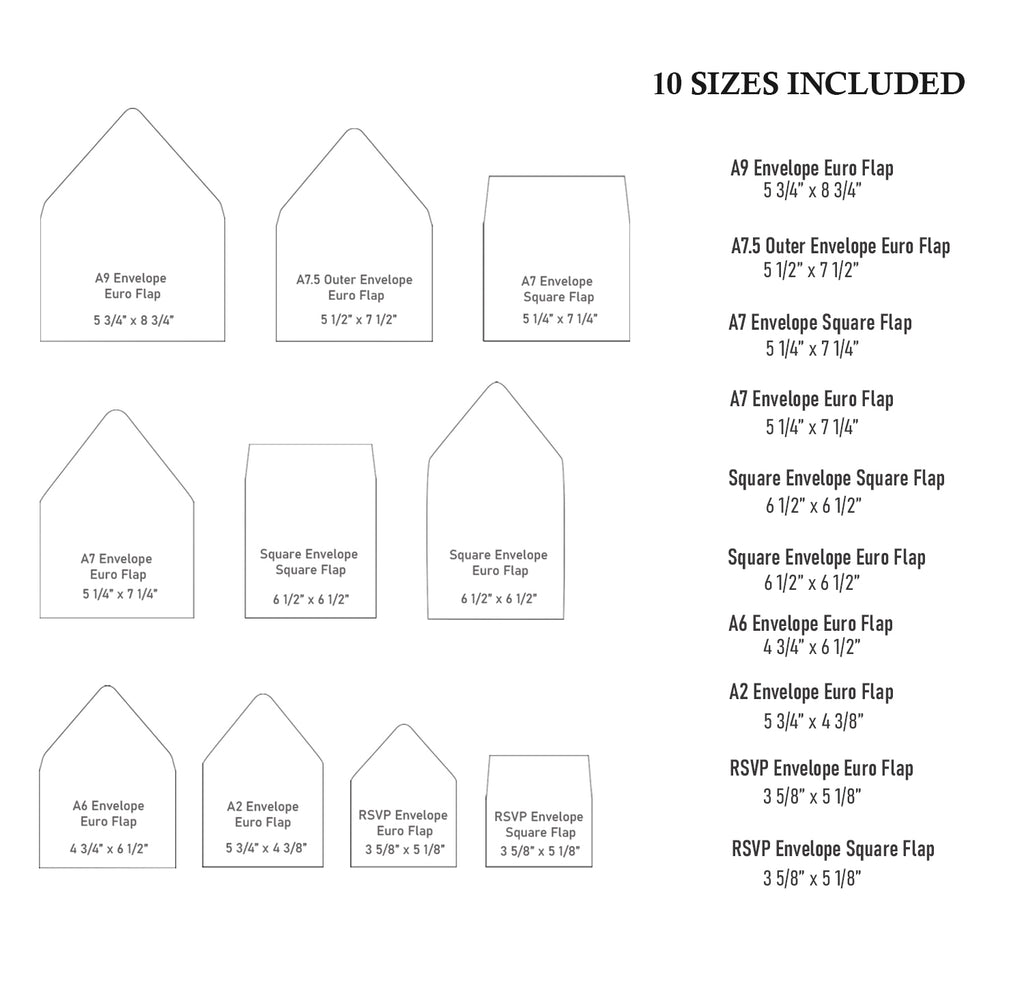 A7 Envelope Liner Template Printable Envelope Liner 10 Envelope