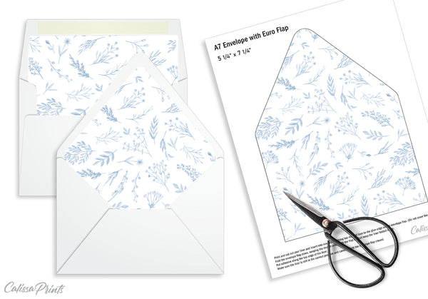 Sympathy Card Printable, Navy Blue Design - Symp015