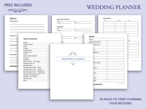 Wedding Collection 47 Templates,  Ocean Side Design - WED18